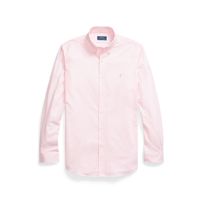 Polo Ralph Lauren Custom Fit Gingham Stretch Poplin Shirt image number 2